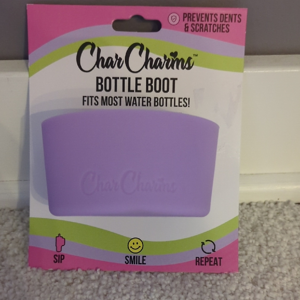 3 For $30. Char Charms Purple Bottle Boot